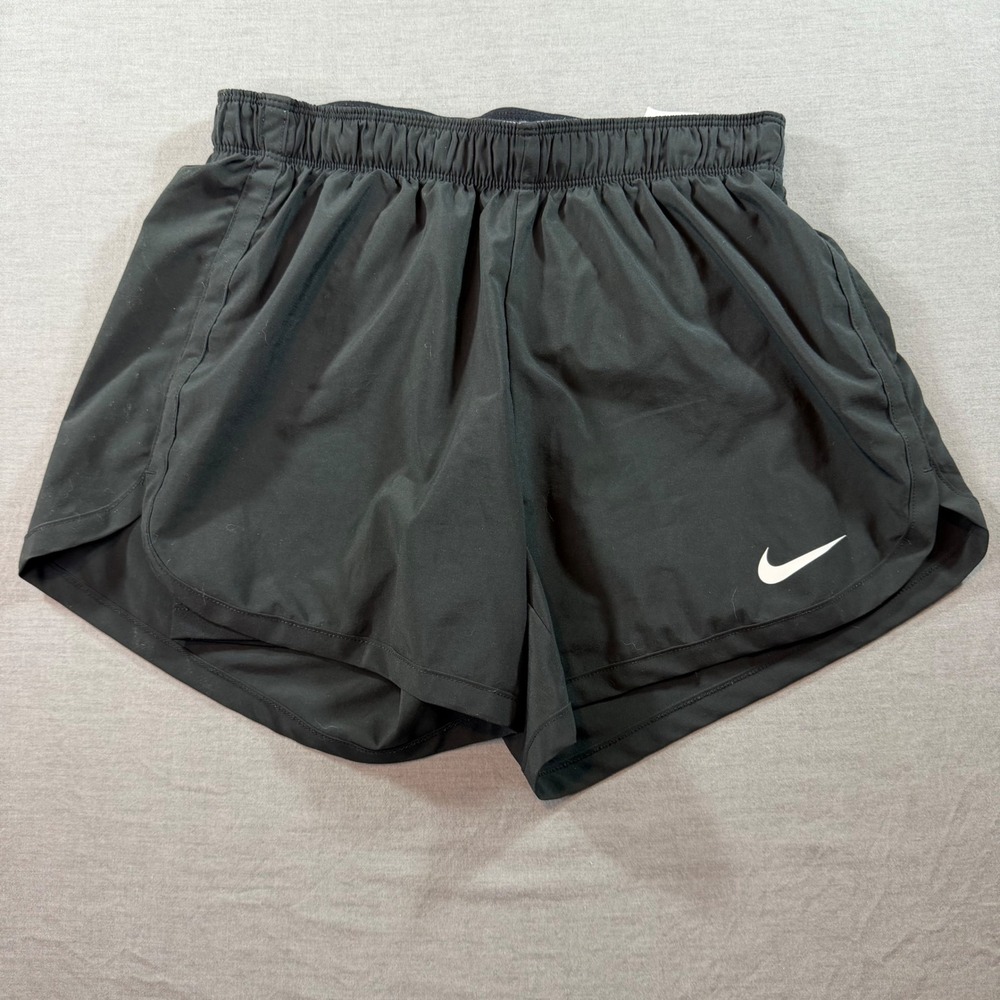 Nike Running Shorts Womens Small Black Excellent Dri-FIT Just Do It Waistband